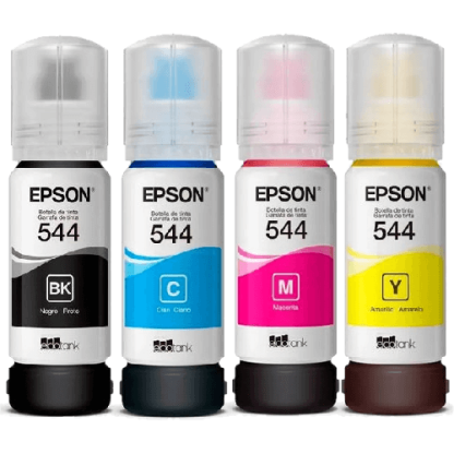 botellas de tinta epson t544 x4 colores