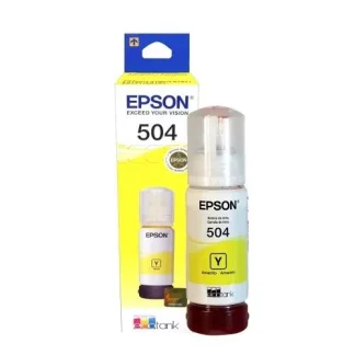 Botella de Tinta T504 Epson Original Amarilla