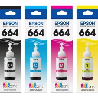 Botellas de Tinta T664 Epson original packX4