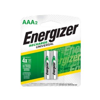 Pila Recargable AAA X2 700Mha Verde Energizer